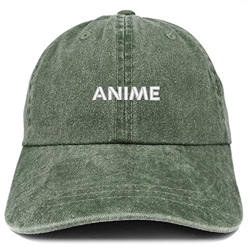 Trendy Apparel Shop Anime Adjustable Embroidered Washed Low Profile Cap