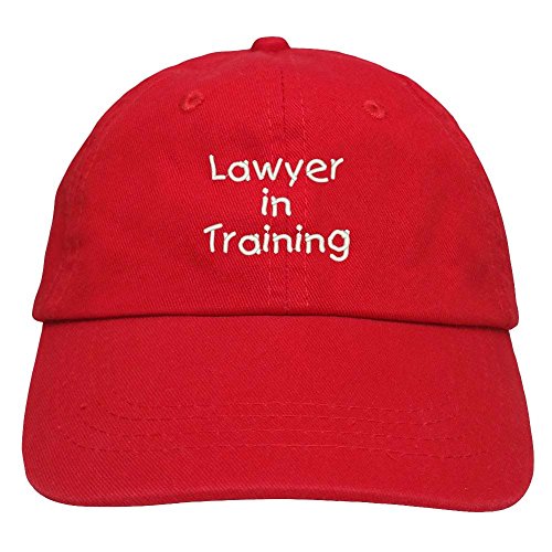 Trendy Apparel Shop Lawyer in Training Embroidered Youth Size Cotton Baseball Cap