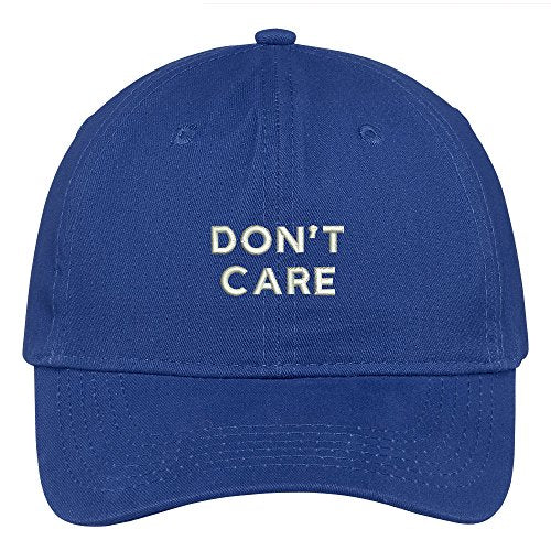 Trendy Apparel Shop Care Embroidered 100% Quality Brushed Cotton Baseball Cap