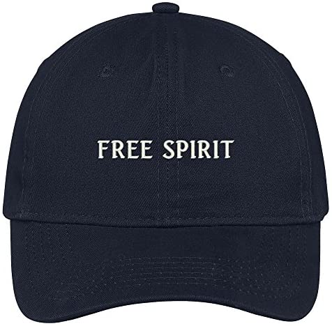Trendy Apparel Shop Free Spirit Embroidered 100% Cotton Adjustable Cap Dad Hat
