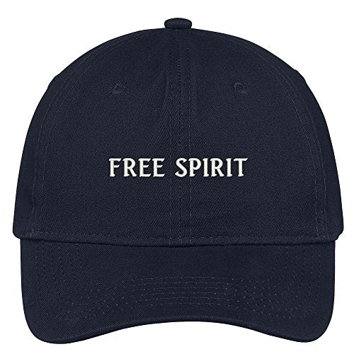 Trendy Apparel Shop Free Spirit Embroidered 100% Cotton Adjustable Cap Dad Hat