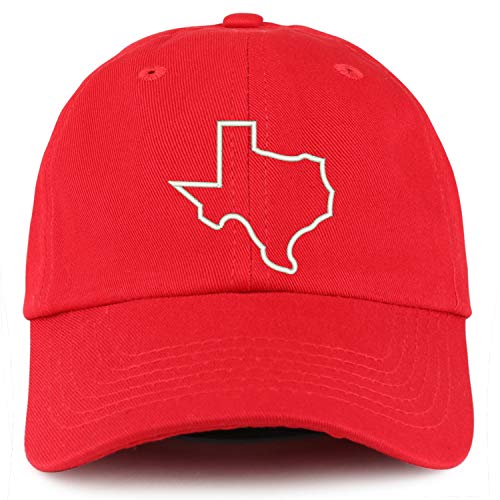 Trendy Apparel Shop Youth Texas State Outline Unstructured Cotton Baseball Cap