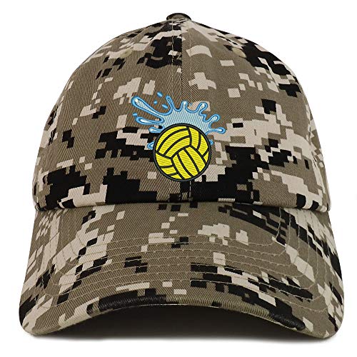 Trendy Apparel Shop Water Polo Splash Soft Crown 100% Brushed Cotton Cap