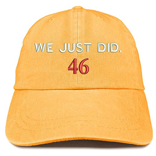 Trendy Apparel Shop We Just Did 46 President 2020 Celebration Washed Cotton Cap