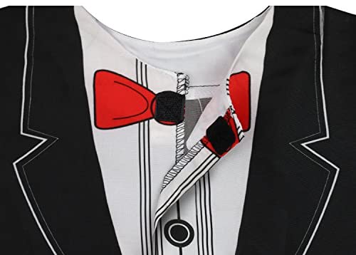 Trendy Apparel Shop Kid's Junior Costume Magician Shirt Vest - BLACK