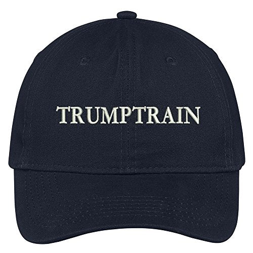 Trendy Apparel Shop Trumptrain Embroidered Soft Crown 100% Brushed Cotton Cap