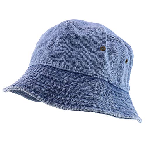 Trendy Apparel Shop Cotton Denim Bucket Hat