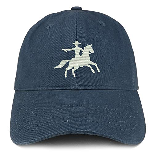 Trendy Apparel Shop Shooting Cowboy Soft Crown 100% Brushed Cotton Cap