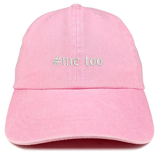 Trendy Apparel Shop Hashtag #Me Too Embroidered Pigment Dyed Cap