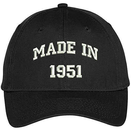 Trendy Apparel Shop 66th Birthday Gift - Made In 1951 Embroidered Cap