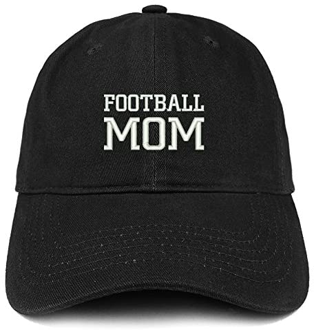 Trendy Apparel Shop Football Mom Embroidered Soft Cotton Dad Hat