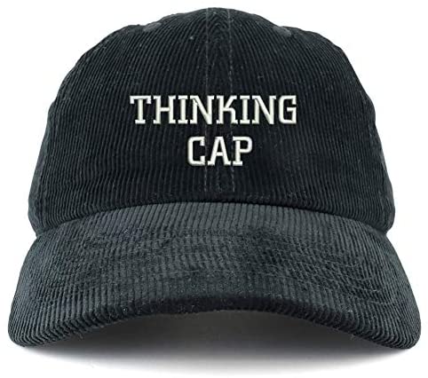 Trendy Apparel Shop Thinking Cap Washed Corduroy Unstructured Baseball Cap