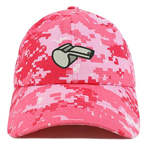 Trendy Apparel Shop Referee Whistle Blower Soft Crown 100% Brushed Cotton Cap