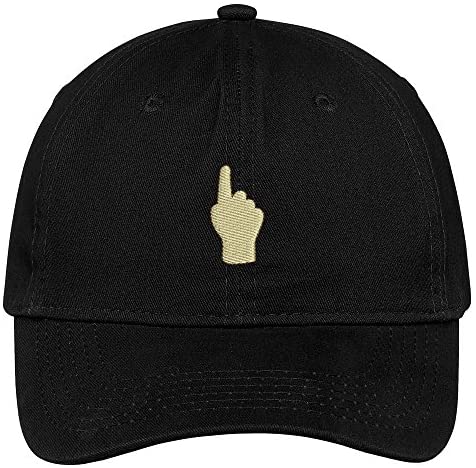 Trendy Apparel Shop The Man Upstairs Embroidered Cap Premium Cotton Dad Hat