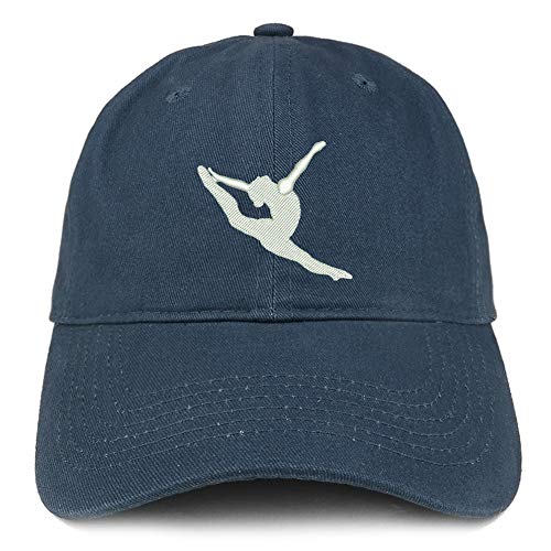 Trendy Apparel Shop Gymnast Embroidered Soft Crown 100% Brushed Cotton Cap