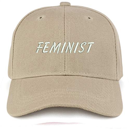 Trendy Apparel Shop Feminist Embroidered Youth Size Kids Structured Baseball Cap