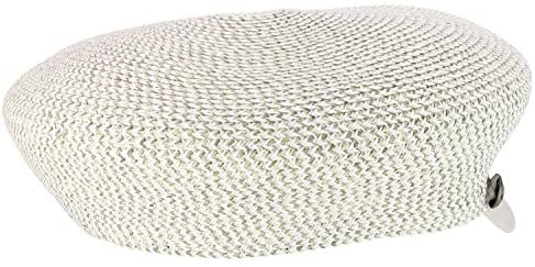 Trendy Apparel Shop Paper Braid Rope Trim Button Decorated Greek Fisherman Cap