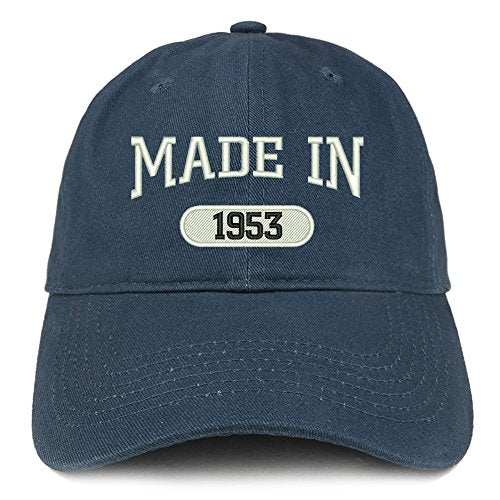 Trendy Apparel Shop Made in 1952 Embroidered 68th Birthday Brushed Cotton Cap