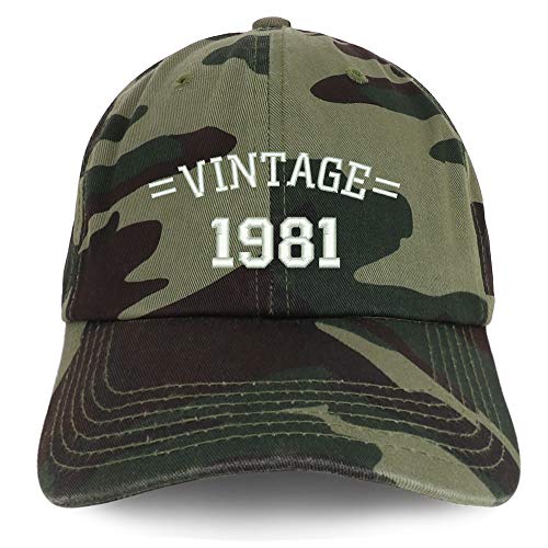 Trendy Apparel Shop Vintage 1981 40TH Birthday Baseball Cap