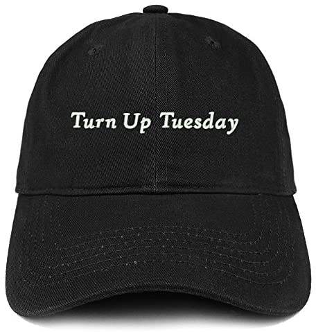 Trendy Apparel Shop Turn Up Tuesday Embroidered Soft Cotton Dad Hat