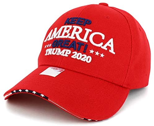 Trendy Apparel Shop Trump 2020 Keep America Great Embroidered Baseball Cap