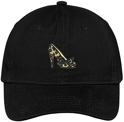 Trendy Apparel Shop Leopard Print Shoe Embroidered Cap Premium Cotton Dad Hat
