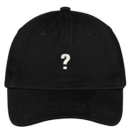 Trendy Apparel Shop Question Mark Embroidered Dad Hat Adjustable Cotton Baseball Cap