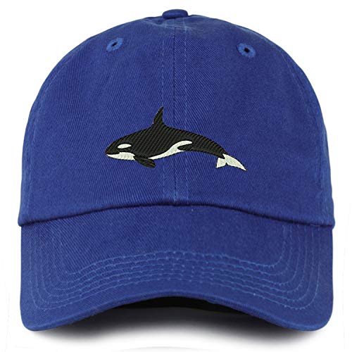 Trendy Apparel Shop Youth Orca Killer Whale Unstructured Cotton Baseball Cap
