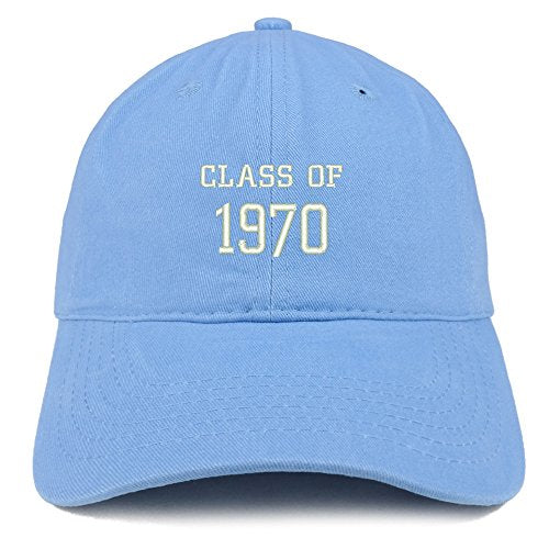 Trendy Apparel Shop Class of 1970 Embroidered Reunion Brushed Cotton Baseball Cap