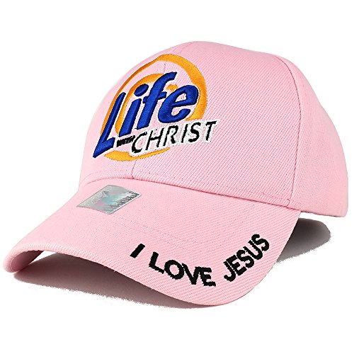 Trendy Apparel Shop Life with Christ Embroidered Christian Theme Adjustable Baseball Cap