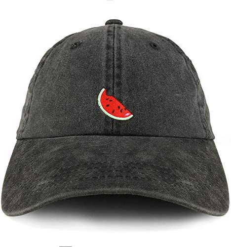 Trendy Apparel Shop Watermelon Patch Pigment Dyed Cotton Twill Unstructured Dad Hat