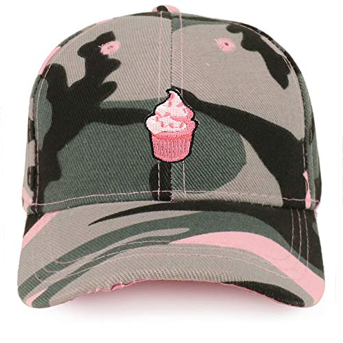 Trendy Apparel Shop Cupcake Patch Structured Infant Baseball Cap