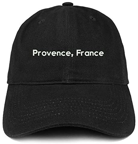 Trendy Apparel Shop Provence France Embroidered Cotton Unstructured Dad Hat