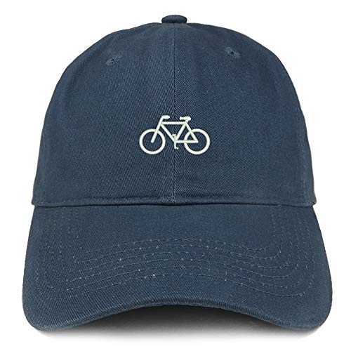 Trendy Apparel Shop Mini Bicycle Embroidered Unstructured Cotton Dad Hat