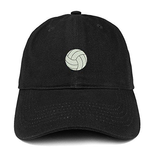 Trendy Apparel Shop Small Volleyball Quality Embroidered Low Profile Brushed Cotton Dad Hat Cap