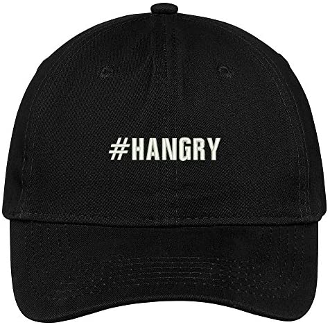 Trendy Apparel Shop Hashtag #Hangry Embroidered Dad Hat Adjustable Cotton Baseball Cap