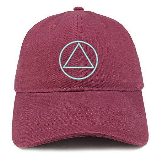 Trendy Apparel Shop Alcoholics Anonymous Soft Crown 100% Brushed Cotton Cap