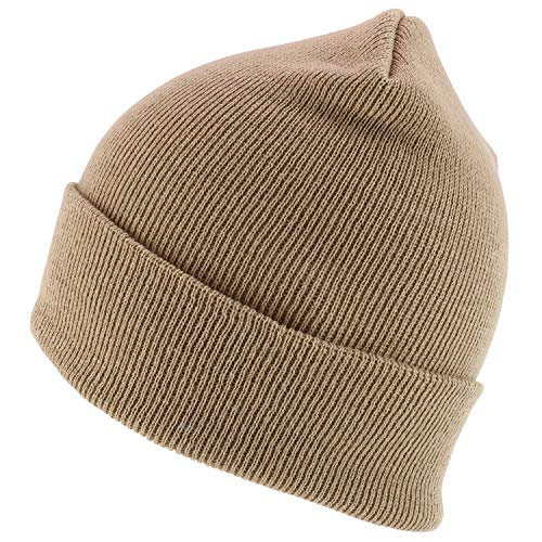 Trendy Apparel Shop Made in USA Winter Cuff Folded Long Beanie