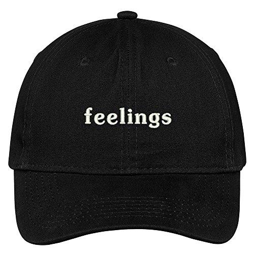 Trendy Apparel Shop Feelings Embroidered Low Profile Adjustable Cap Dad Hat
