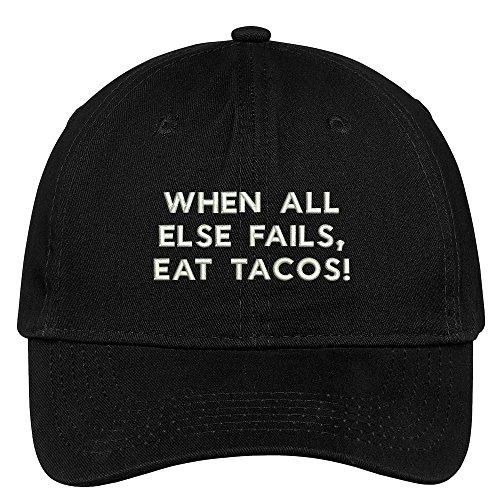 Trendy Apparel Shop Else Fails Eat Tacos Embroidered Cap Premium Cotton Dad Hat