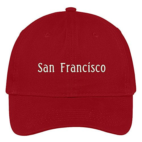 Trendy Apparel Shop San Francisco City Embroidered Low Profile 100% Cotton Adjustable Cap