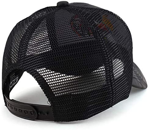 Trendy Apparel Shop Cock Fight Chicken Trucker Nyon Camo Mesh Cap