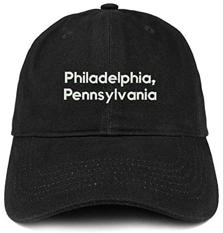 Trendy Apparel Shop Philadelphia Pennsylvania Embroidered Cotton Dad Hat