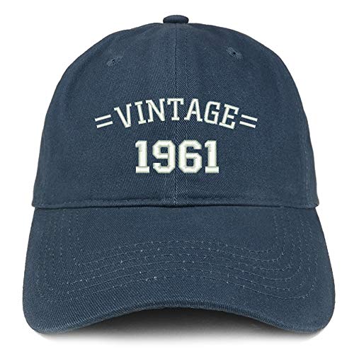 Trendy Apparel Shop Vintage 1961 60th Birthday Baseball Cap