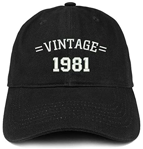 Trendy Apparel Shop Vintage 1981 40TH Birthday Baseball Cap