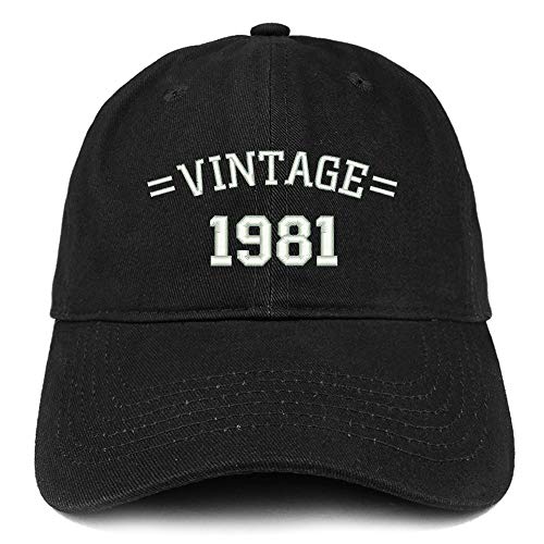 Trendy Apparel Shop Vintage 1981 40TH Birthday Baseball Cap