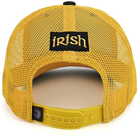 Trendy Apparel Shop High Frequency Three Leaf Clover 5 Panel Trucker Mesh Cap