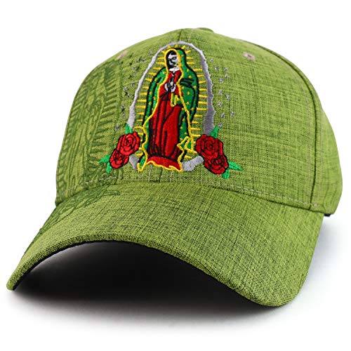 Trendy Apparel Shop Lady of Guadalupe Maria Embroidered Baseball Cap