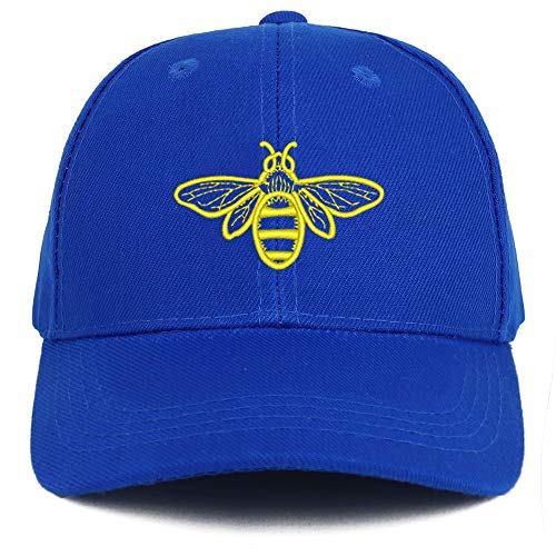Trendy Apparel Shop Bee Embroidered Youth Size Kids Structured Baseball Cap
