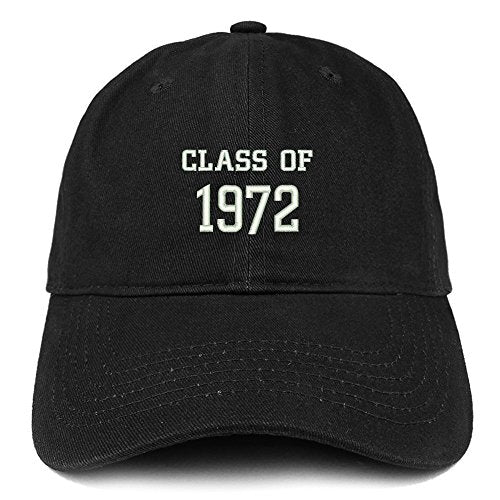 Trendy Apparel Shop Class of 1972 Embroidered Reunion Brushed Cotton Baseball Cap
